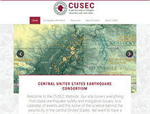 Tablet Screenshot of cusec.org